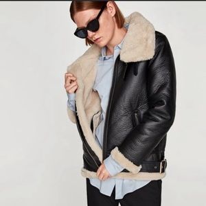 Zara aviator biker Jacket